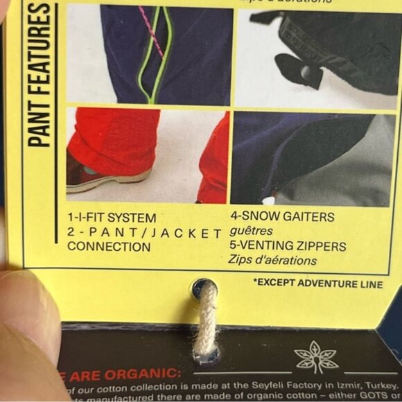 Picture Organic Clothing Co. Apply Snow/Ski/Board Pants Navy Blue Size Large - Picture 7 of 12